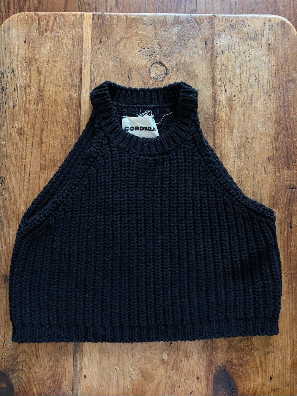 Cordera knit halter top